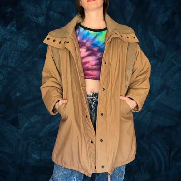 Vintage YR Women's Winter Coat - Grunge Oversize - Size XL/22.5 - Good Condition - Picture 2 of 10